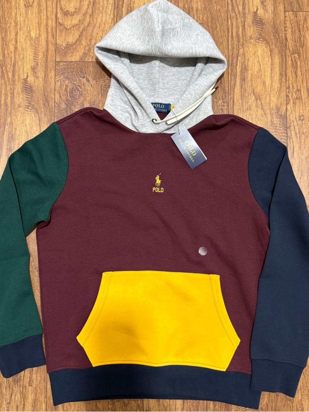 NWT) Polo Ralph Lauren Colorblock Hoodie Men’s M